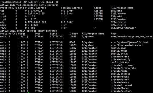 这意味着netstat使用该接口数据的其他实用程序将不再起作用