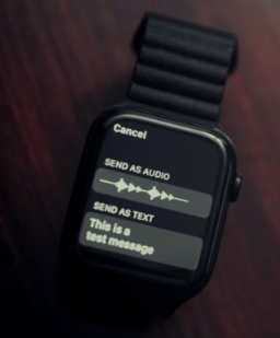 从运行watchOS6的苹果Watch发送语音消息