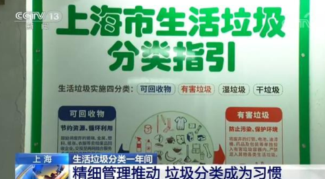 教育新闻：上海精细管理推动垃圾分类成为习惯
