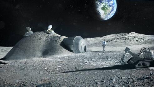 3D打印月球基地可以使用宇航员尿液作为关键成分