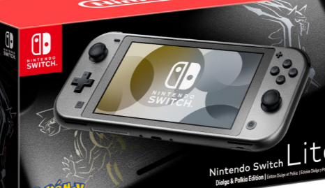 新的帝牙卢卡和帕路奇亚版SwitchLite将于11月5日推出