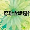 忍耻含垢是什么意思（忍耻含垢什么意思）