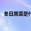 冬日黑裘是什么意思（冬日黑裘什么意思）