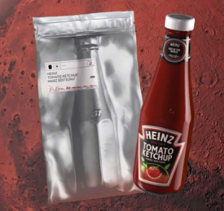 HeinzMarzEdition番茄酱是在火星土壤条件下种植的