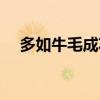 多如牛毛成功人士（多如牛毛什么意思）