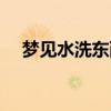 梦见水洗东西的水（将水洗水什么意思）