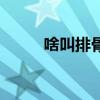 啥叫排骨人（排骨人是什么意思）