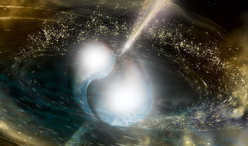 研究发现中子星碰撞时会产生许多重元素