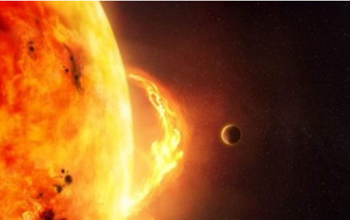射电望远镜探测到暗示行星的恒星发出的信号