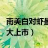 南美白对虾最早什么时候上市（南美白对虾多大上市）