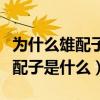 为什么雄配子数量远多于雌配子（雄配子和雌配子是什么）