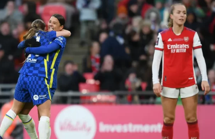 切尔西3-0击败阿森纳赢得女子足总杯