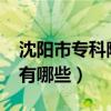 沈阳市专科院校排名2022（沈阳市专科院校有哪些）