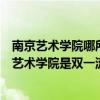 南京艺术学院哪所大学是一本（南京艺术学院是几本？南京艺术学院是双一流吗？）