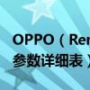 OPPO（Reno5参数配置 OPPO Reno5手机参数详细表）