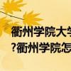 衢州学院大学排名（衢州学院是985还是211?衢州学院怎么样）