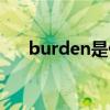 burden是什么意思（burden的用法）