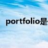 portfolio是什么意思（portfolio的用法）