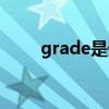 grade是什么意思（grade的用法）