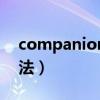 companion是什么意思（companion的用法）