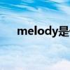 melody是什么意思（melody的用法）
