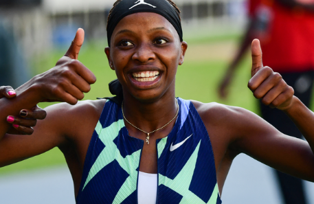 钻石联赛女子800米冠军Prudence Sekgodiso在拉巴特钻石联赛首次亮相