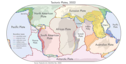 全球地质省份和构造板块新地图