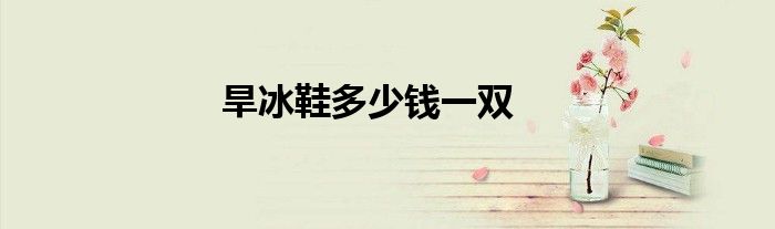 旱冰鞋多少钱一双