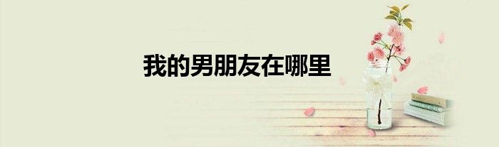 我的男朋友在哪里