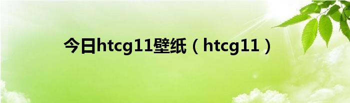 今日htcg11壁纸（htcg11）