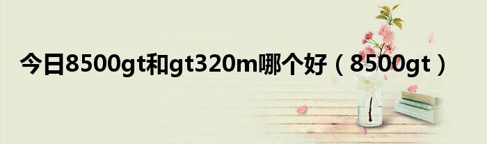 今日8500gt和gt320m哪个好（8500gt）