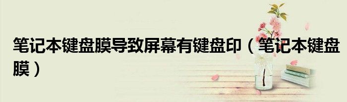 笔记本键盘膜导致屏幕有键盘印（笔记本键盘膜）