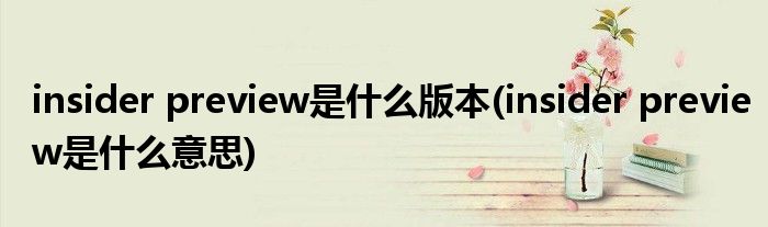 生动的preview是什么意思的照片