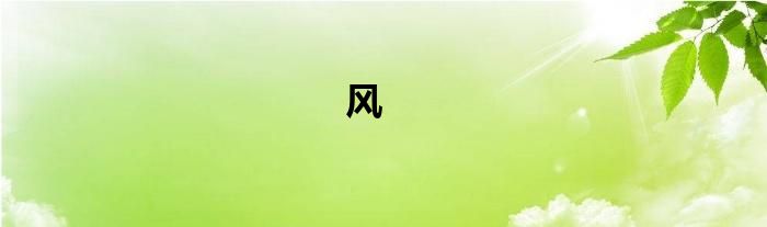 风
