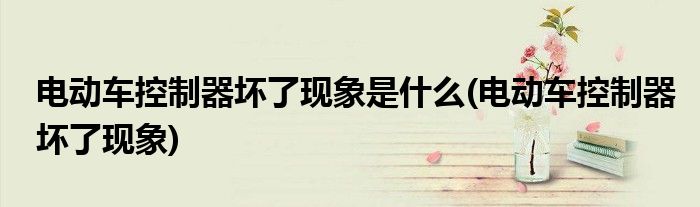 电动车控制器坏了现象是什么(电动车控制器坏了现象)