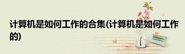 计算机是如何工作的合集(计算机是如何工作的)