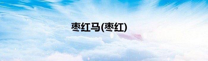 枣红马(枣红)