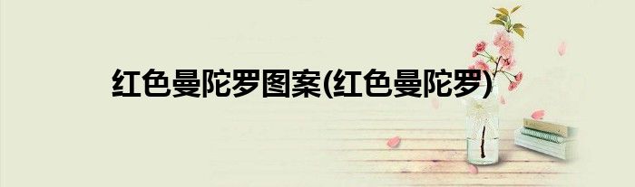 红色曼陀罗图案(红色曼陀罗)