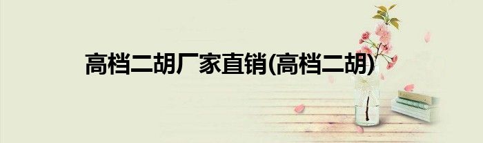 高档二胡厂家直销(高档二胡)