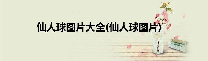 仙人球图片大全(仙人球图片)