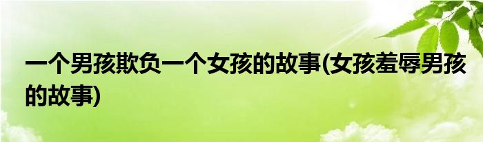 一个男孩欺负一个女孩的故事(女孩羞辱男孩的故事)
