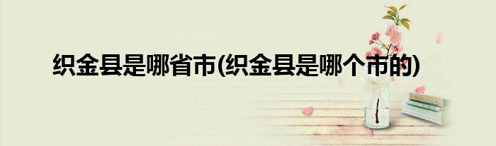 织金县是哪省市(织金县是哪个市的)