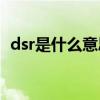 dsr是什么意思有什么功能(dsr是什么意思)
