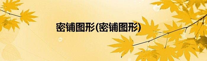 密铺图形(密铺图形)