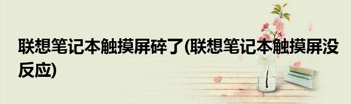 联想笔记本触摸屏碎了(联想笔记本触摸屏没反应)