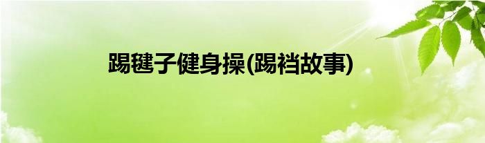 踢毽子健身操(踢裆故事)