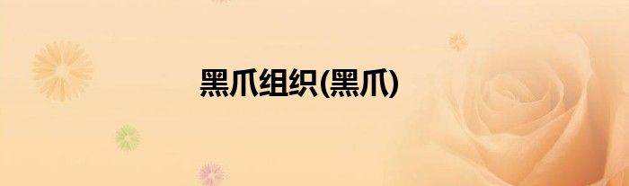 黑爪组织(黑爪)
