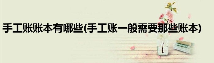 手工账账本有哪些(手工账一般需要那些账本)
