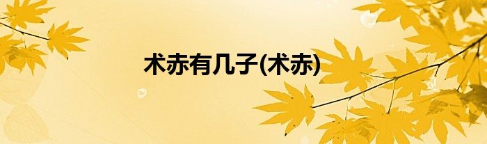 术赤有几子(术赤)