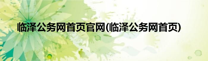临泽公务网首页官网(临泽公务网首页)